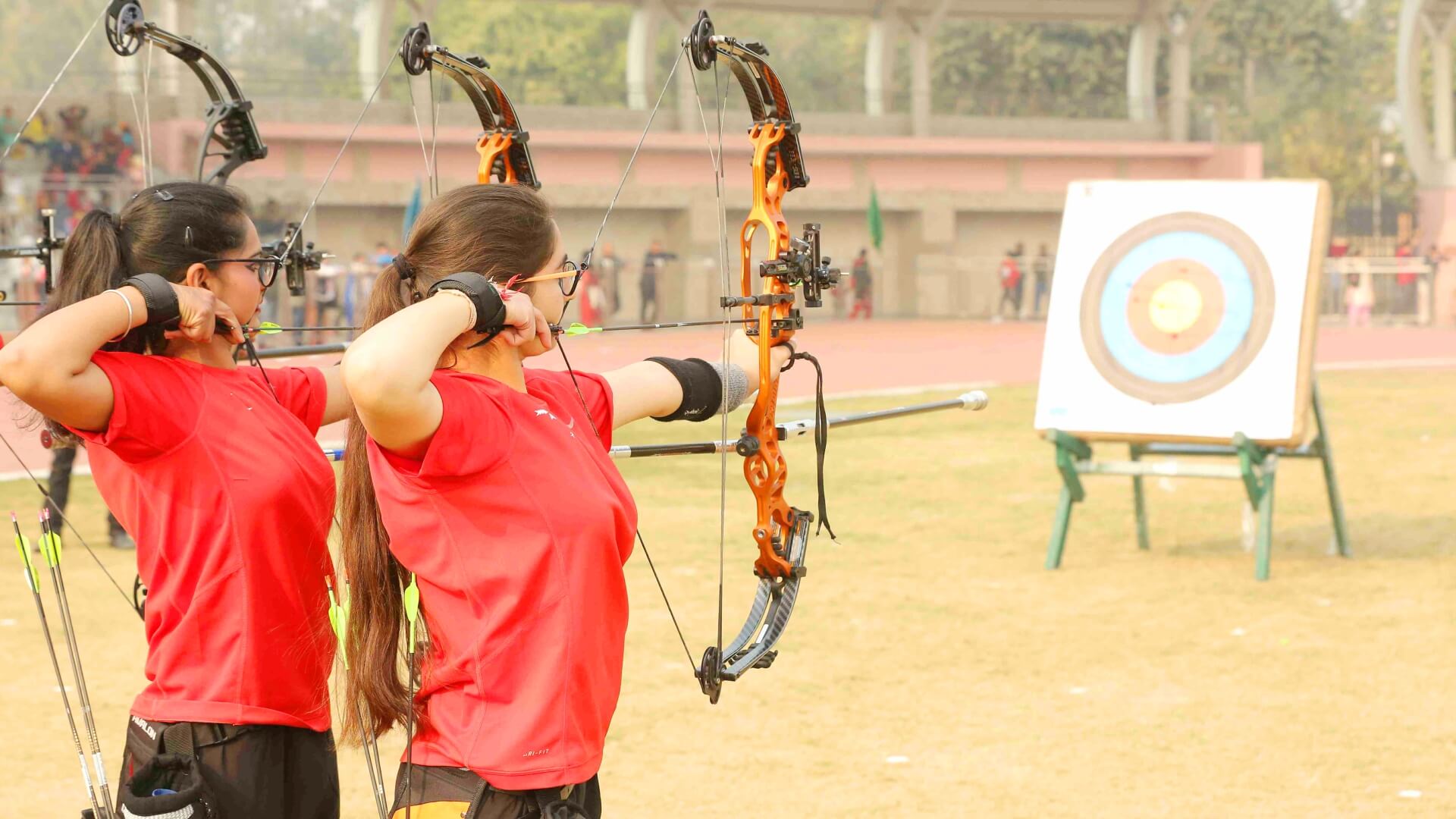 Girls Archery Competition Richmondd Global School